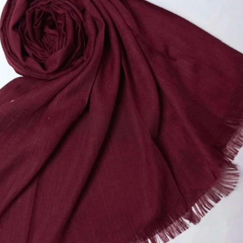 Turkish Lawn Hijab Maroon