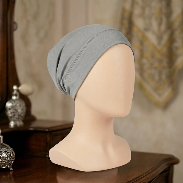 Hijab Tube Cap Silver